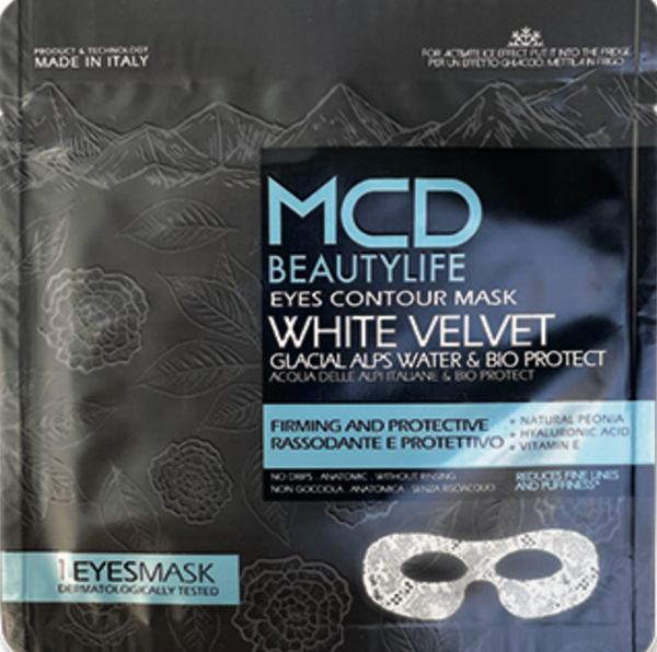 MCD Beautylifte White Velvet Hydrogel Eye Contour Mask - 2 stk-MCD Beauty Life-Scandinavian Beauty